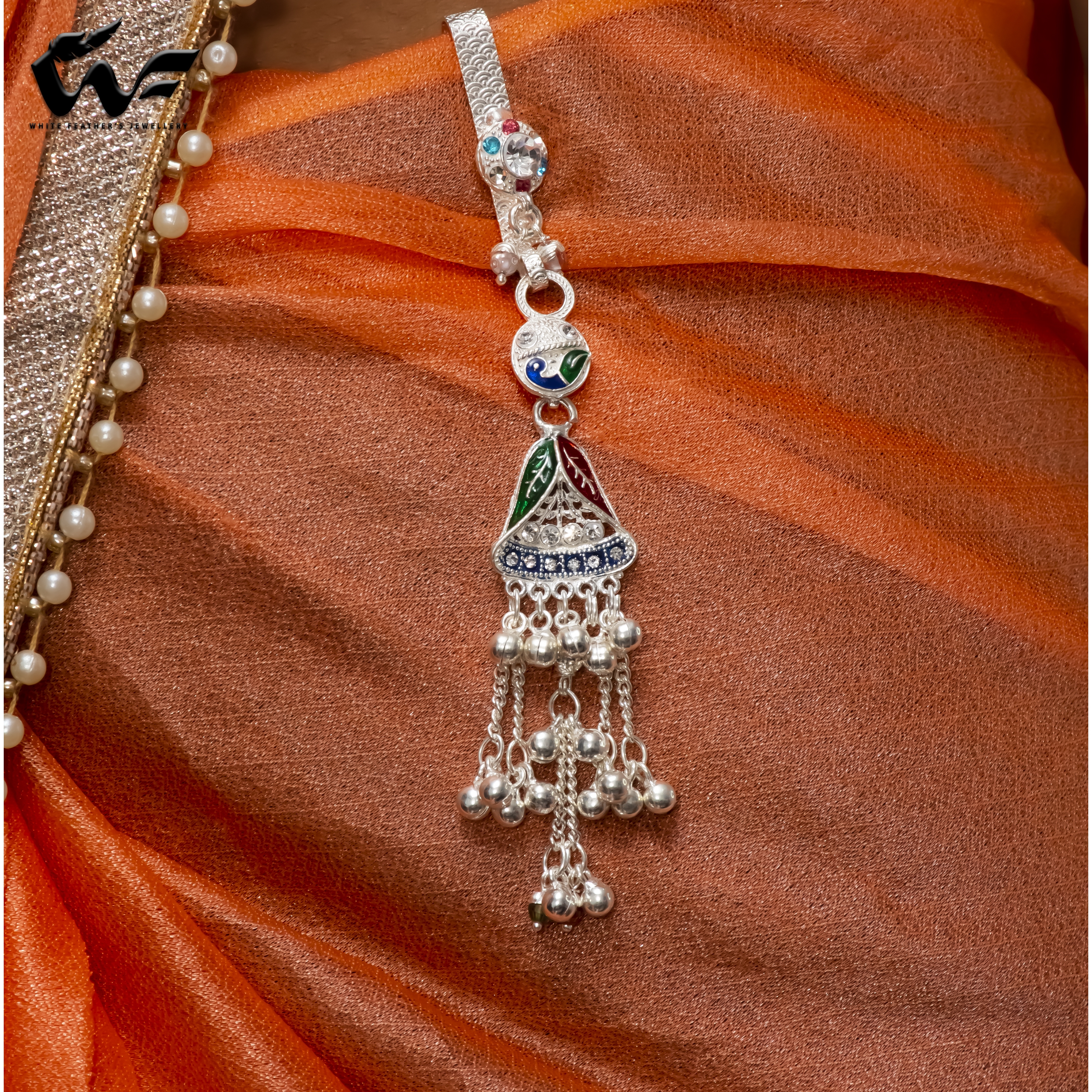 Shyle 925 Sterling Silver Satkas/Key Ring,Tattva Intricate Chitai Layered  Satka,Well Stamped with 92.5,Handcrafted Oxidized Saree Key ring, Women  Accessories, Ethnic Jewellery,Traditional Saree Pin : Amazon.in: Jewellery